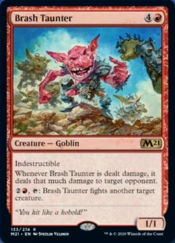 1x BRASH TAUNTER - M21/Commander - MTG - Magic the Gathering - Image 1