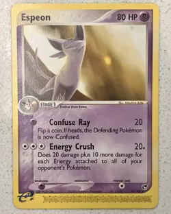 Espeon 16/100 Regular Rare EX Sandstorm 2003 Pokemon English LP/NM - Image 1