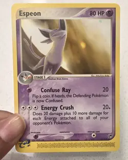 Espeon 16/100 Regular Rare EX Sandstorm 2003 Pokemon English LP/NM - Image 3