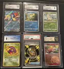 Pokemon Graded cards Lot Of 6 PSA AND CGC SLABS - Image 1