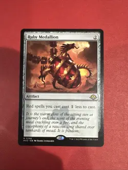 Ruby Medallion Mtg Modern Horizons 3 Nm Near Mint - Image 1