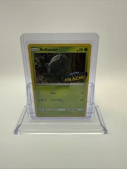 Bulbasaur - Detective Pikachu Stamp Promo SM198 NM Holo Pokemon TCG Rare 2019 - Image 1