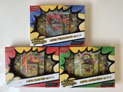 3x Pokemon TCG Ascended Heroes Mega Feraligatr Meganium Emboar Ex Box - SEALED - Image 1