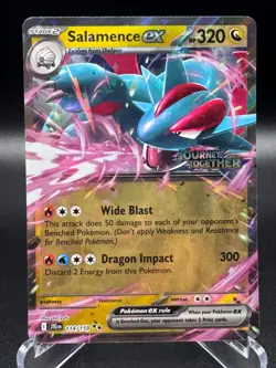 Pokemon TCG, Salamence Ex 114/159 - Journey Together Stamped - Image 1
