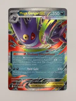 Mega Gengar ex 125/217 Double Rare ME: Ascended Heroes Pokemon - Image 1