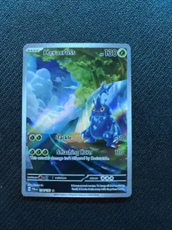 Pokemon TCG Heracross 194/193 Sv02: Paldea Evolved Illustration Rare -NM - Image 1