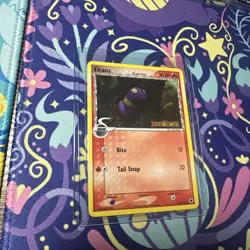 2006 Pokemon EX Dragon Frontiers Ekans-Reverse Foil #47/101 - Image 1