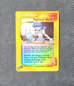 Pokemon Nurse 145/165 Expedition Base Set Reverse Holo Pokemon Card Tcg - Image 1