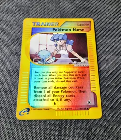 Pokemon Nurse 145/165 Expedition Base Set Reverse Holo Pokemon Card Tcg - Image 2
