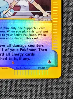 Pokemon Nurse 145/165 Expedition Base Set Reverse Holo Pokemon Card Tcg - Image 5