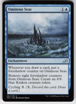 MTG Ikoria: Lair of Behemoths #61 Ominous Seas Lightly played tcg - Image 1