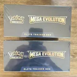 Pokemon TCG Mega Evolution Lucario Elite Trainer Box NEW SEALED Lot of 2 ETB - Image 3
