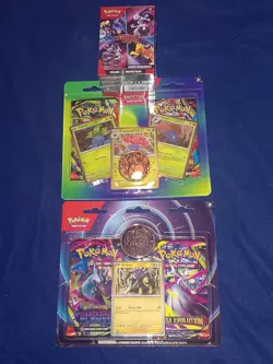 (41×) Pokemon Mega 2 Pack Blister - Vileplume/Raikou + D. Rivals Booster Bundle - Image 3