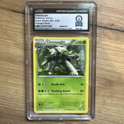 🔥Chesnaught 5/39 Kalos Starter Set Pokemon 2013 World record holder 1 of 1! - Image 1