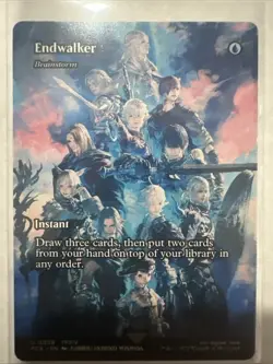 Endwalker - Brainstorm - #28 - Uncommon - Showcase - MTG: Final Fantasy - Image 1