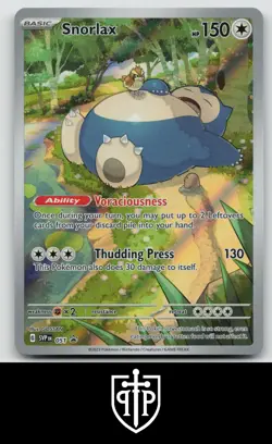 Pokemon - Snorlax 051 Scarlet & Violet - Holo Black Star Promo - NM - Image 1