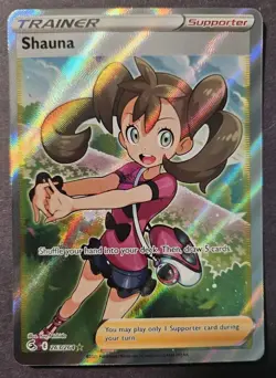 Shauna (Full Art) 263/264 Pokemon SWSH08: Fusion Strike Ultra Rare NM - Image 1