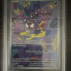 Pokemon TCG Gastly 177/162 Temporal Forces Illustration Rare Holo PSA 10 2024 - Image 2