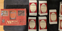 Magic the Gathering (MTG) Fallen Empires EMPTY Booster Box / Clean-Open Wrappers - Image 1