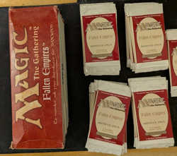 Magic the Gathering (MTG) Fallen Empires EMPTY Booster Box / Clean-Open Wrappers - Image 3