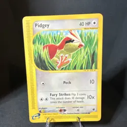 Pokemon Pidgey Expedition Base Set 123/165 40 HP Common Basic Regular 2002 EN - Image 1