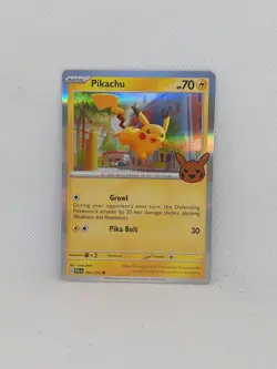 2023 Halloween Holo Promo Trick Or Trade Pokemon Pikachu 062/193 - Image 1