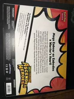 Pokemon Ascended Heroes Mega Emboar EX Box Sealed New Fast Shipping - Image 2