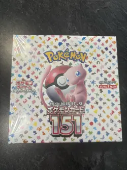Pokemon 151 Japanese Booster Box Sealed - Image 1
