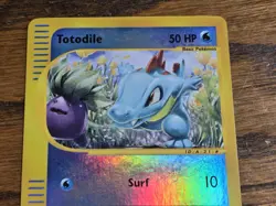 Pokemon Expedition # 134/165 Reverse Holo TOTODILE--never played-- - Image 2