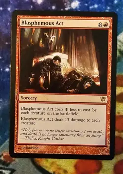 MTG Blasphemous Act x1 LP from Innistrad - Image 1
