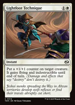 Lightfoot Technique - Tarkir: Dragonstorm #0014 MTG Magic The Gathering - Image 1