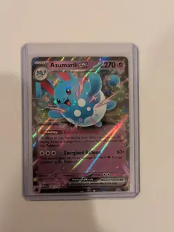 AZUMARILL EX 084/217 ASCENDED HEROES POKEMON (DOUBLE RARE, NM) - Image 1
