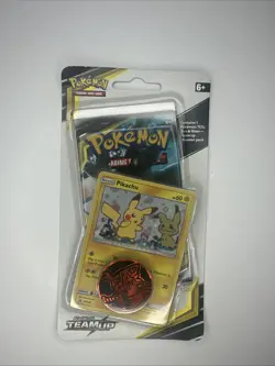 Pokemon TCG Pikachu SM162 Team Up Holo Blister NM/Mint Condition Sealed New - Image 1