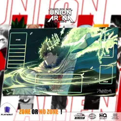 Union ARENA Playmat TCG | 24x14"(60*35cm) | BC3 - Black Clover - Stitched Edges - Image 1