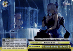 Weiss Schwarz azur lane Never-Ending Tea Party AZL/S102-TE39R English RRR - Image 1