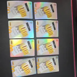 Mcdonalds Cards Order 000 Legendary Card 04/24 Unredeemed X8 - Image 1