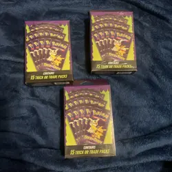 Sealed Pokemon Trick or Trade Card Packs 2025 3 boxes - Image 1