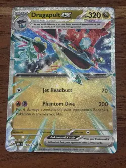 Pokemon TCG Dragapult EX 160/217 Ascended Heroes Double Rare NM Card - Image 1