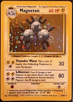 POKEMON Call of Legends Flareon Reverse Base Set Magneton Vintage Holo Card Lot - Image 4