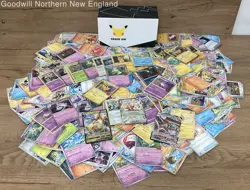 2.5LB Lot of Various Assorted Pokemon Cards TCG CCG in Collectible Box - Image 1