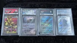 Pokemon TCG Graded Cards x 4 slab bundle job lot ACE sir mega - Image 1