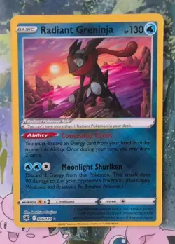 Radiant Greninja 046/189 Astral Radiance Pokemon Card - Image 1