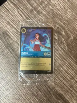 Disney Lorcana TCG Moana Promo CINEMARK Moana 2 MOVIE Sealed Single Card RARE - Image 1