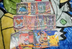 1999 Topps Pokemon Cards TV Animation Series 1 Complete Set 90 Lot Vintage - Image 1