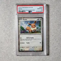 Psa grade 10 low pop Eevee 043 Sv: Scarlet & Violet Promo Cards Holo - Image 1