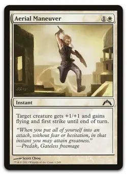 Aerial Maneuver #1 (LP) Gatecrash GTC Magic MTG - Image 1