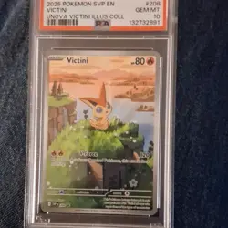 Pokemon TCG Victini Promo Holo PSA 10 208 Sv: Scarlet & Violet Promo Cards - Image 1