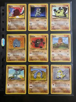 Vintage 1999 WOTC Pokemon Cards Bundle Team Rocket Jungle Fossil and Base Set - Image 1