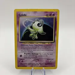 Pokemon TCG Celebi Neo Revelation Holo Rare Card 3/64 Unlimited HP - Image 1