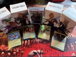 All Magic: The Gathering Final Fantasy Precon Commander Decks plus 33 rares - Image 1